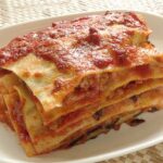 lasagna alla siciliana con melanzane e carne macinata