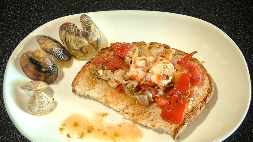 bruschetta senza aglio per antipasti e aperitivi