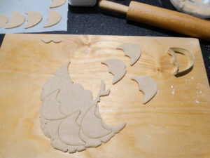 tagliare la pasta con formine