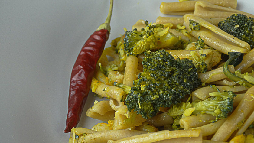 pasta broccoli e gamberi