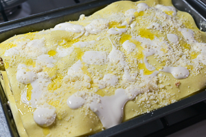 ultimo strato lasagna bianca