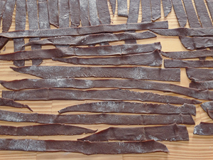 pappardelle cacao fatte in casa