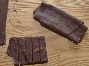 taglio pappardelle a mano