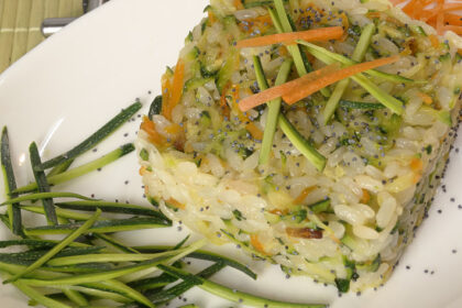 riso con zucchine e carote