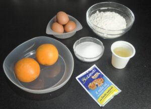 ingredienti ciambellone all'arancia