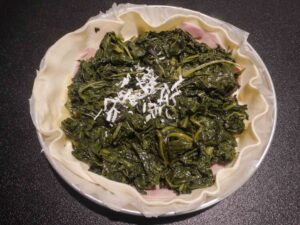 pizza rustica con bietole