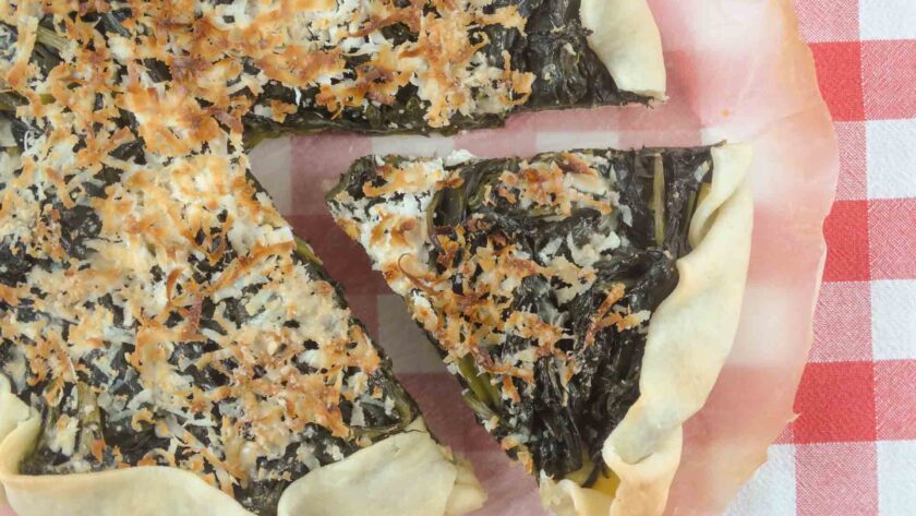 torta rustica con bietole