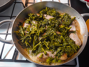 friarielli e salsicce in padella