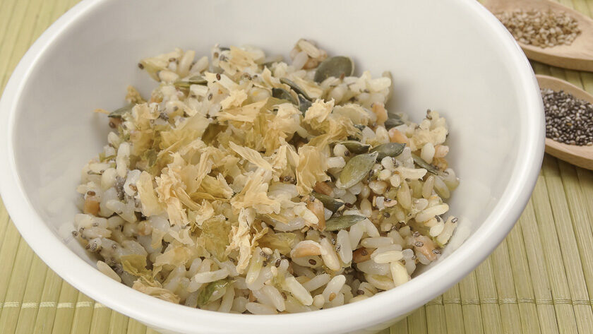 insalata di riso ai semi