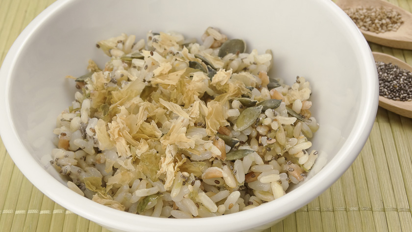 insalata di riso ai semi