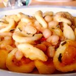 orecchiette e fagioli tondini