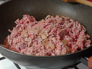 ragù di carne macinata e guanciale