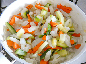 verdure per frittelle