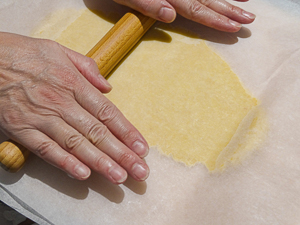 allungare l'impasto