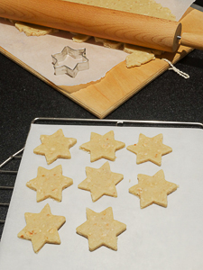 biscotti a forma di stelle