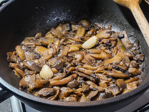 cottura funghi in padella