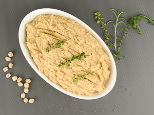 crema di ceci e tonno