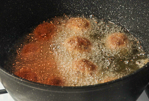 frittura delle polpette