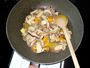 funghi in padella
