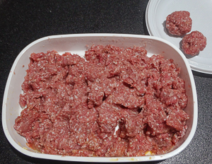 impasto carne uova e pangrattato