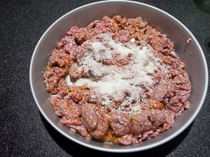 impasto pizza di carne