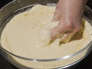 lavorare impasto pane