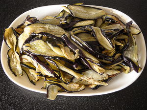 melanzane fritte per moussaka