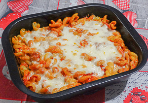 pasta al forno con wurstel