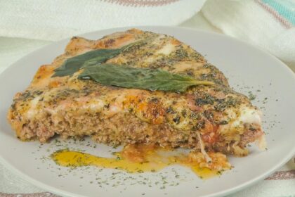 pizza di carne macinata