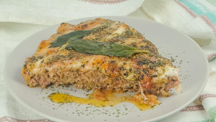 pizza di carne macinata