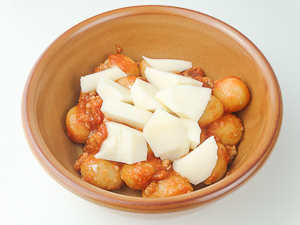 tegamini con gnocchi