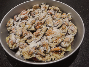 tiella cozze e cous cous