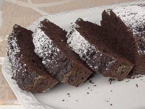 torta plumcake al cacao