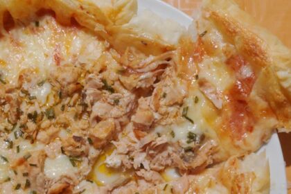 torta rustica con salmone