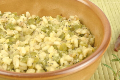 zuppa di orzo e piselli