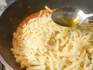 aggiungere olio a crudo