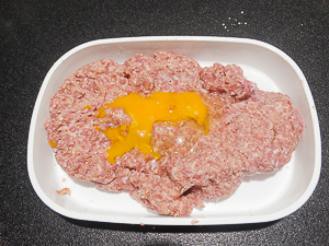 impasto carne e uova