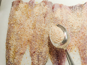 pangrattato per impanare il pesce