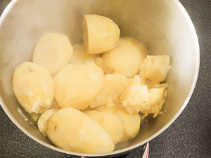 patate bollite per crocchè