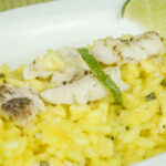 Risotto lime e sarago