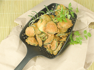 asciugare le zucchine fritte croccanti senza uova