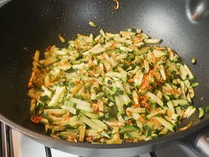 ragù zucchine e carote