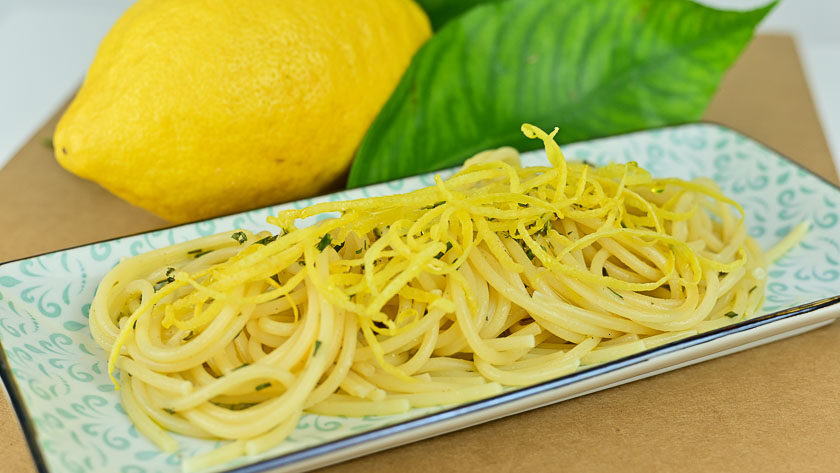 spaghetti al limone di amalfi
