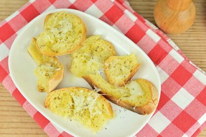 bruschetta con caciocavallo