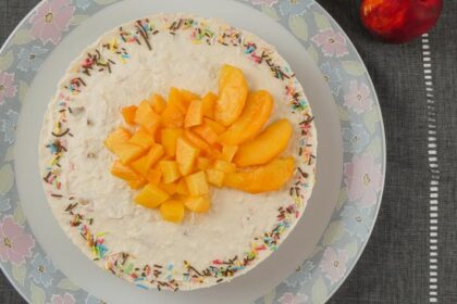 cheesecake alla pesca