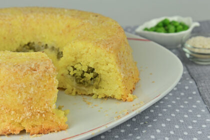 ciambella di riso con piselli