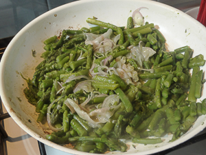 cottura asparagi con burro e lardo