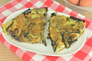 frittata estiva con melanzane