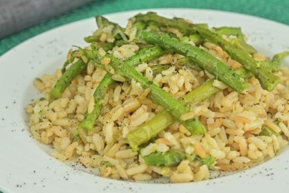 riso integrale agli asparagi