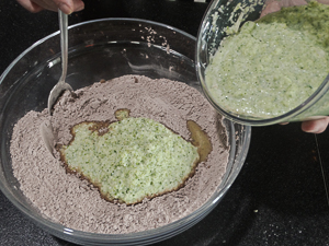 unire le zucchine al cacao